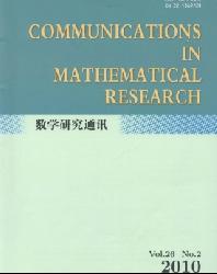 Communications in Mathematical Research